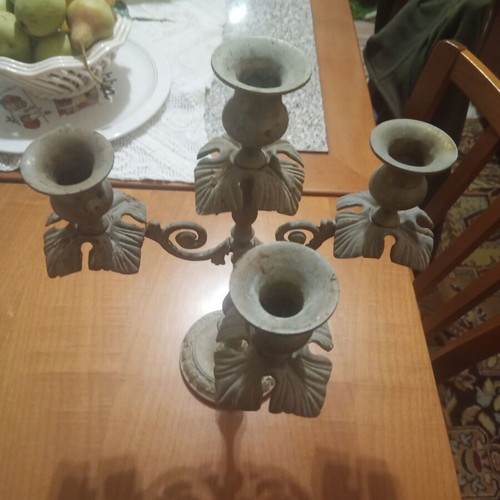 Bronze candlestick used