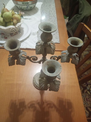 Bronze candlestick used