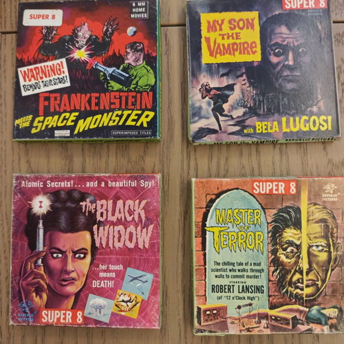 Super 8 horror and sci-fi films set of 4, Ken Films