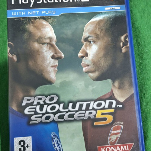 PES 5 PlayStation 2 game like new with box and manual