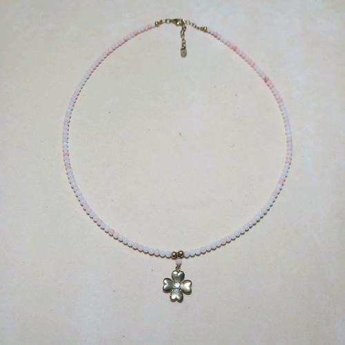Gregio necklace like new with 925 silver and pink coral