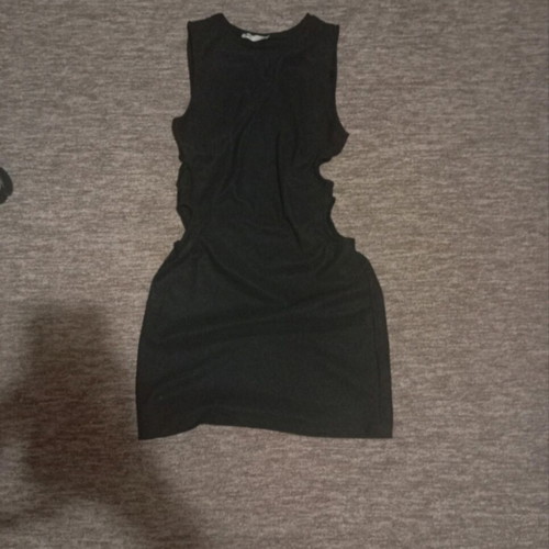 Pull & Bear Black Bodycon Mini Dress XL Like New