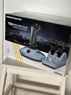 Thrustmaster TCA Captain X Pack Airbus Edition joystick and Quadrant add-on like new
