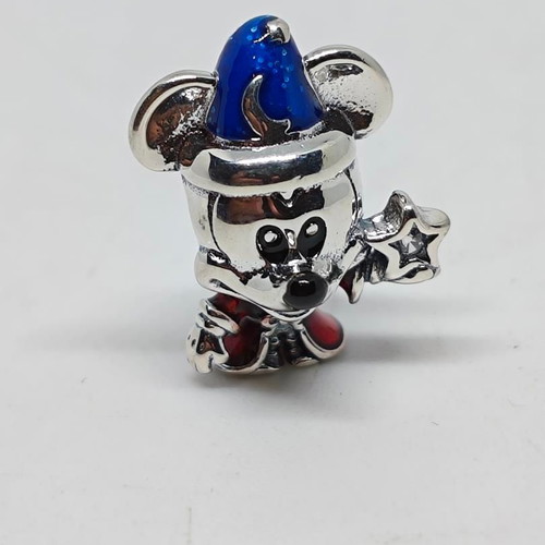 Disney Mickey Mouse Fantasia S925 Silver Collectible Charm like new