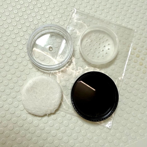 Loose powder mini container makeup reusable, brand new