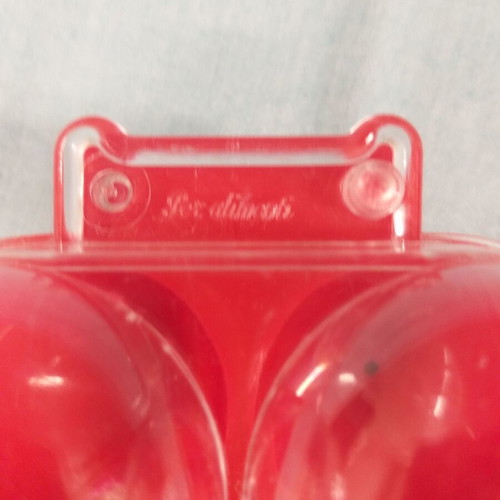 Plastic egg holder for fridge organization and safe egg transport