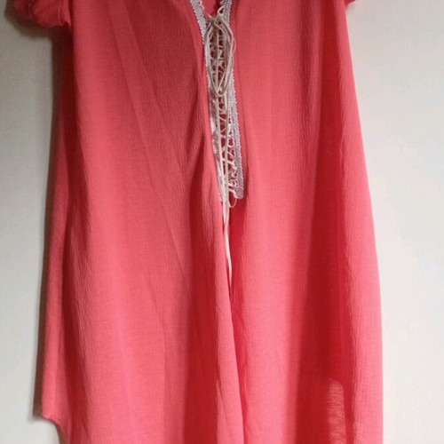 Exes tunic in coral color like new