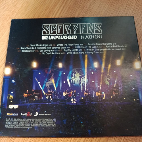 Scorpions Live Concert CD in Athens 2013, like new