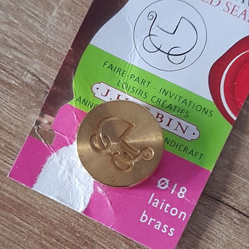 Seal for wax carriage used, diameter 1.7cm