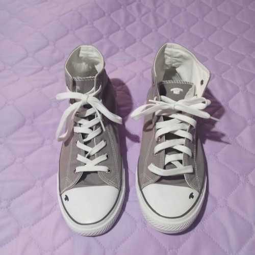 Tom Tailor sneakers size 44 like new, gray with beige stripe