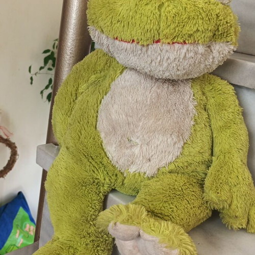 Plush frog like new