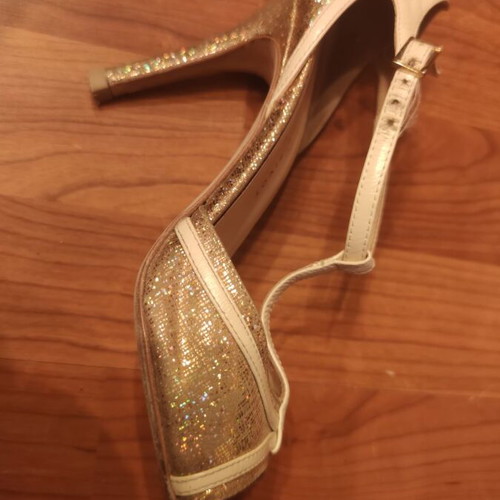 Tango dance shoes No 37 with 8.5cm heel, like new