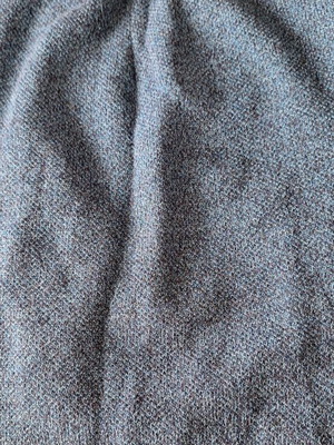 Blue wool mini skirt like new