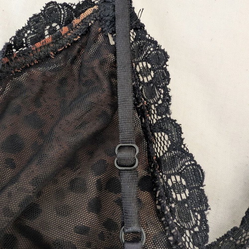 Negligee nightdress leopard print S Med like new
