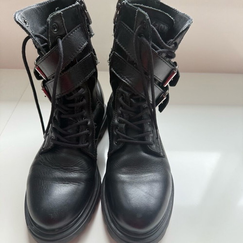 Sante black boots used, size 38.5