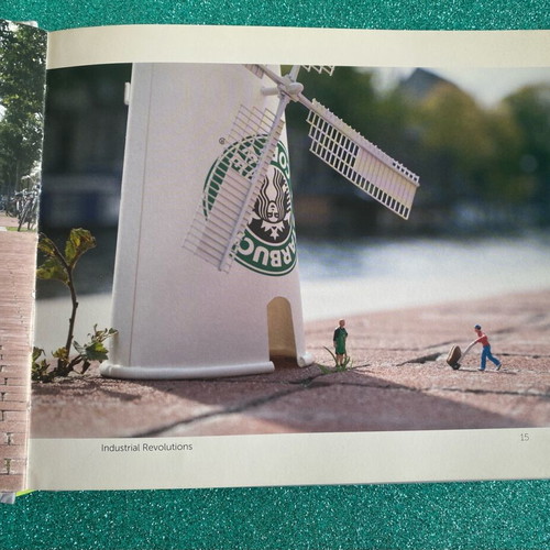 Global Model Village book like new, international street art of Slinkachu