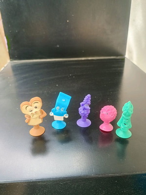 Stikeez figures used, pack of 5, Lidl