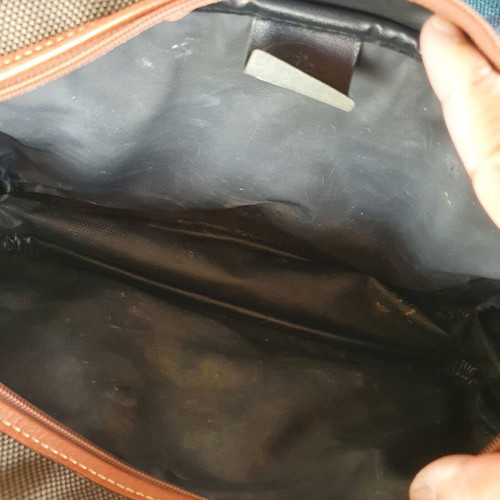 Longchamp handbag used, brown
