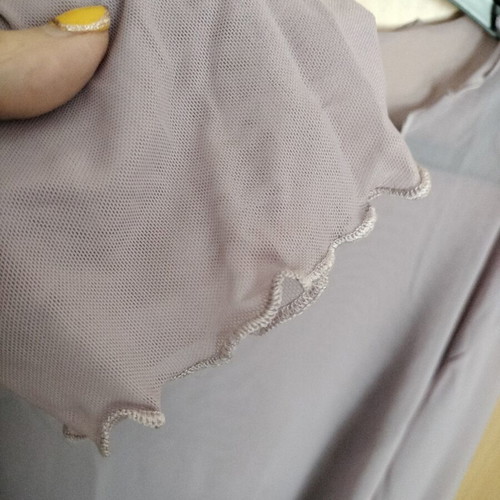 Transparent blouse used, lilac color