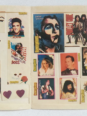 Vintage αυτοκόλλητα περιοδικού «Κατερίνα» 80s σαν καινούργια