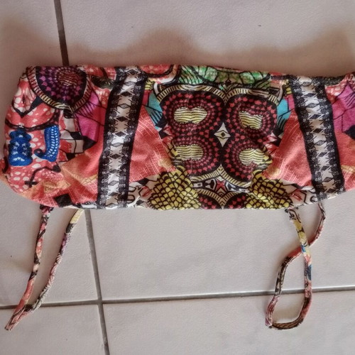Bralette cotton like new, 3 pieces, small, multicolor and orange