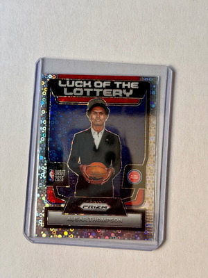Panini Prizm Ausar Thompson Luck Of The Lottery Disco Prizm 2023-24 card new