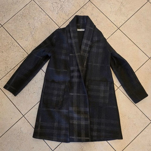 Morena Spain women's coat used, black and gray