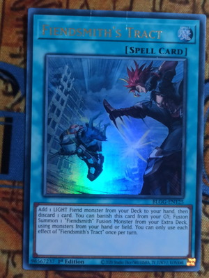 Fiendsmith's Tract Ultra Rare Yu-Gi-Oh! card used