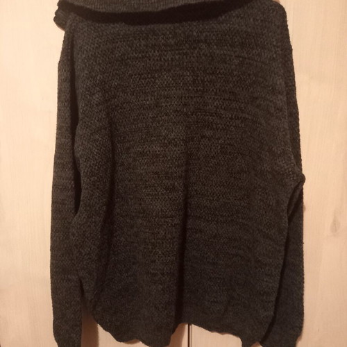 Wool sweater Dream XXL in gray and black like new