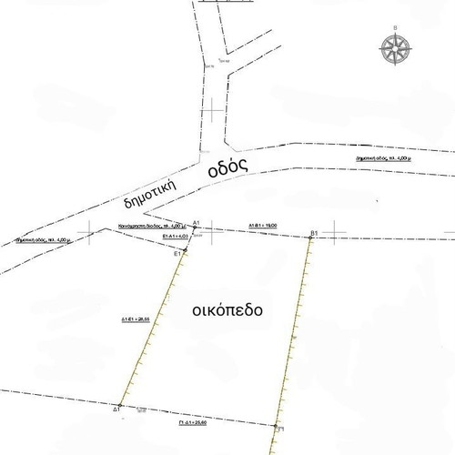 Land 700 m² buildable within plan in Taxiarches area, Evia