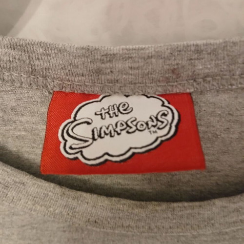 The Simpsons Duff Beer Grey Long Sleeve Top like new