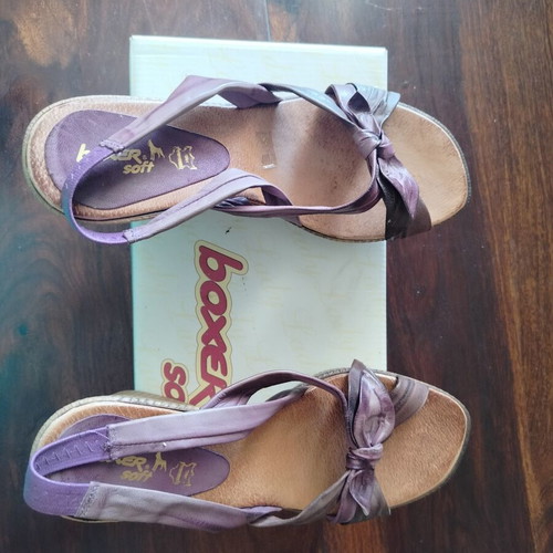 Boxer summer sandals used, purple size 38