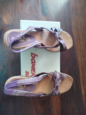 Boxer summer sandals used, purple size 38
