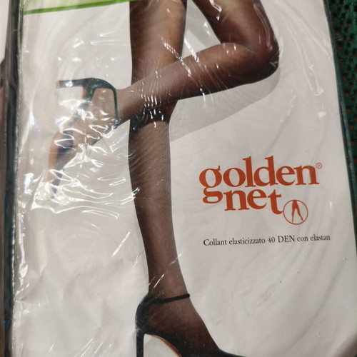 Set of 3 women's semi-matte elastic tights 40 DEN beige