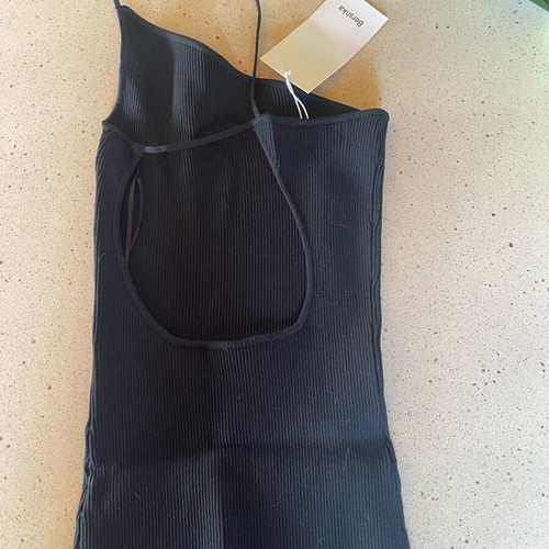 Bershka Elastic Dress New With Tag, One Shoulder Cut Out