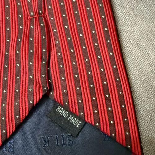 Handmade tie like new, red