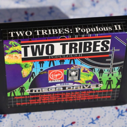 Two Tribes: Populous II Sega Mega Drive game like new