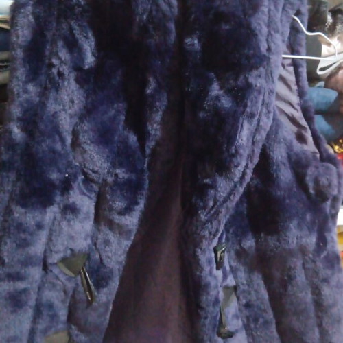 Xomani Fur vest like new, purple, size M