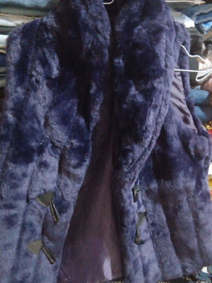 Xomani Fur vest like new, purple, size M