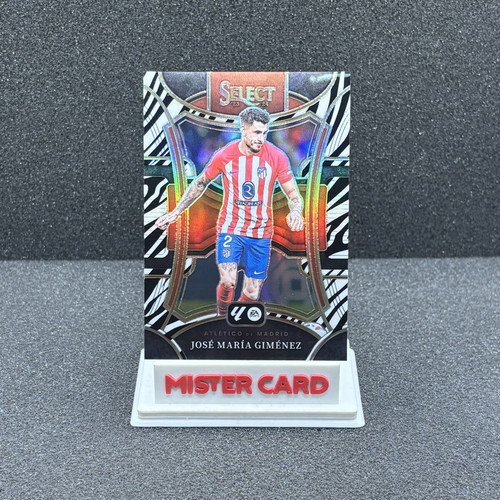 2023-24 Panini Select La Liga Jose Raul Gimenez zebra #116 Atletico Madrid card