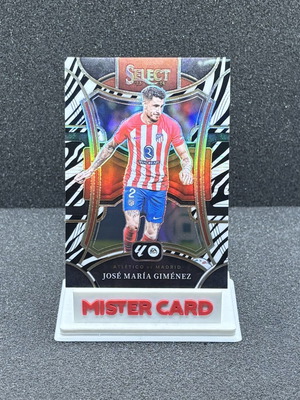 2023-24 Panini Select La Liga Jose Raul Gimenez zebra #116 Atletico Madrid card