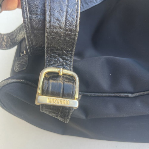 Moschino backpack like new, black color