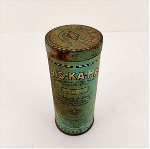 Μεταλλικό κουτί Bis-Ka-Ma Poudre εποχής 1960