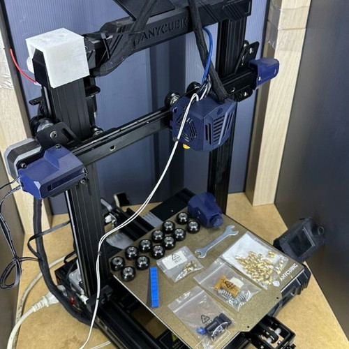 3d printer ANYCUBIC Kobra Go σαν καινούργιο με αναβαθμίσεις και αξεσουάρ