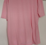 Pink V-neck blouse, XXL size