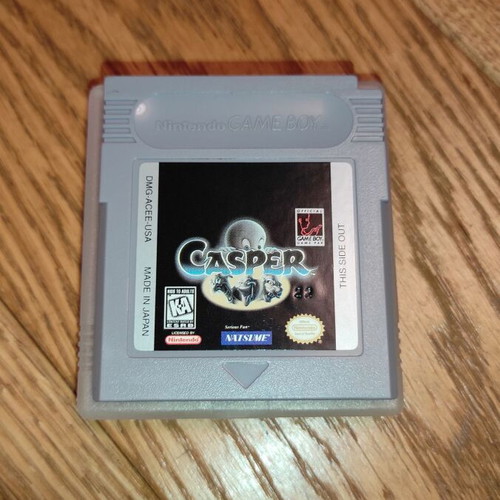 Casper Nintendo GameBoy cartridge used with case