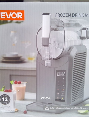 Vevor Frozen Drink Maker 2L Slushie Machine with 6 Programs