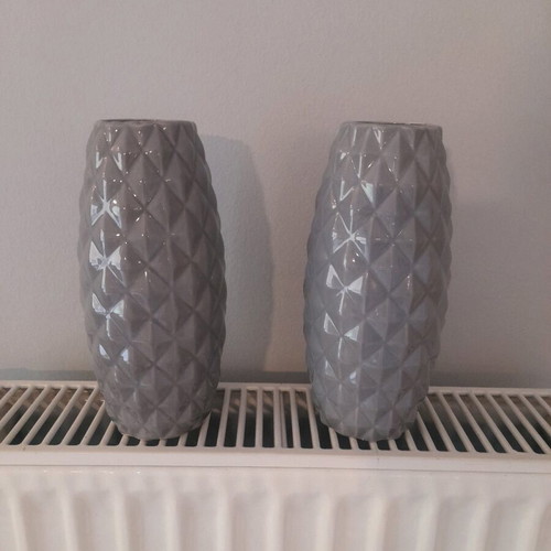 Decorative vases new, gray