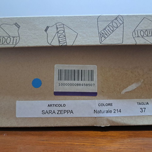 Antidoti Sara Zeppa Wooden Wedges Size 37 Like New