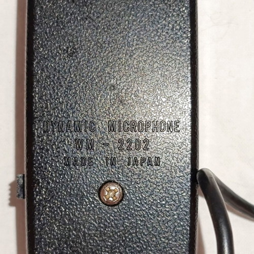 National WM-2202 Dynamic Microphone Set, vintage 1970s, Japan